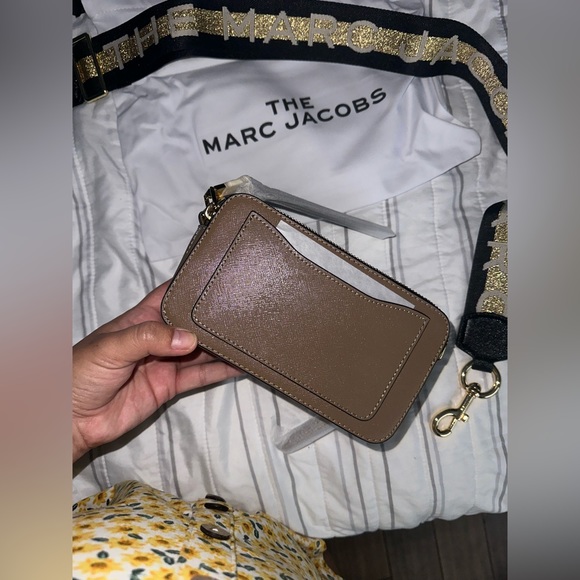 🔥New🤎Neutral the Marc jacobs snapshot bag taupe brown french grey bag - Picture 8 of 17